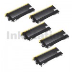 5 x Brother TN-2150 Compatible Toner - 2,600 pages