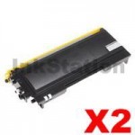 2 x Brother TN-3340 Compatible Toner - 8,000 pages