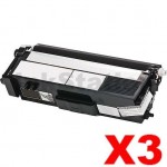 3 x Compatible Brother TN-349BK Black Toner Cartridge - 6,000 pages