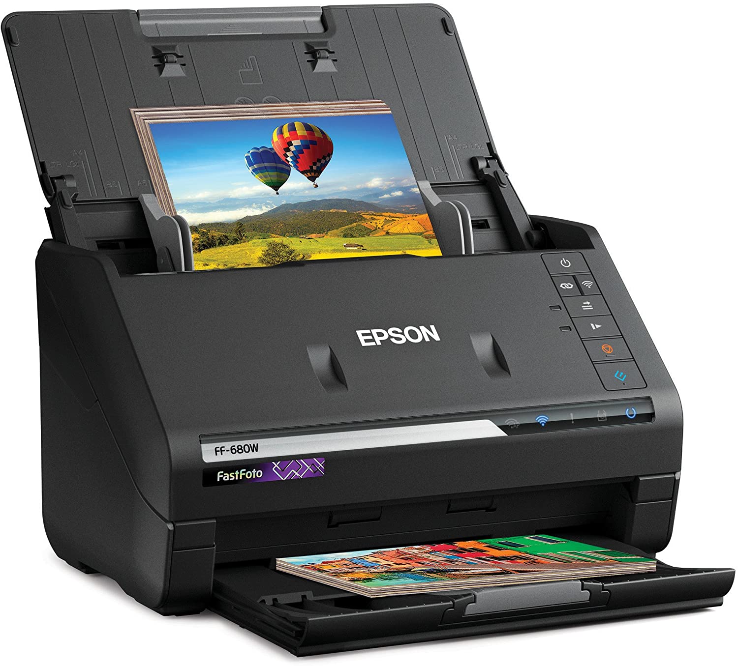 Epson FastFoto FF 680W Wireless High Speed Photo And Document Scanner 