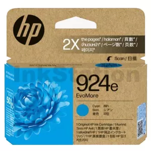 HP 924e EvoMore Genuine Cyan Ink Cartridge 4K0V7NA - 800 Pages