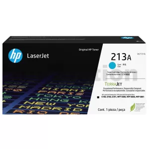 HP 213A W2131A Genuine Cyan Toner Cartridge - 3,000 pages