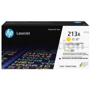 HP 213A W2132A Genuine Yellow Toner Cartridge - 3,000 pages