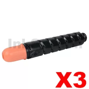 3 x Compatible Canon TG-51 (GPR-35) Black Toner - 14,600 pages