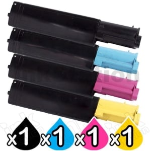 4 Pack Dell 3000 Compatible Toner Cartridges Combo [BK+C+M+Y]