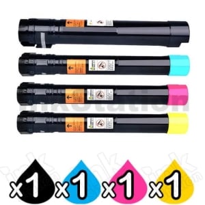 4 Pack Fuji Xerox DocuCentre-III C2200/2201/3300, AP-III C2200/2201/3300 Compatible Toner Cartridges (CT201213-CT201216)