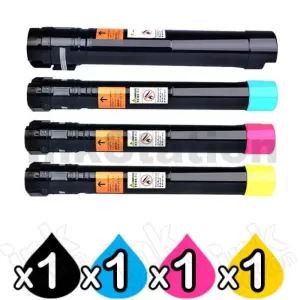 4 Pack Fuji Xerox DocuCentre-III C2200/2201/3300, AP-III C2200/2201/3300 Compatible Toner Cartridges (CT201213-CT201216)