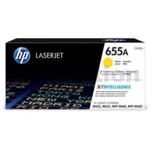 HP 655A (CF452A) Genuine Yellow Toner Cartridge - 10,500 pages