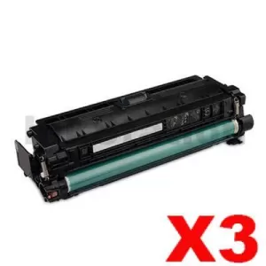 3 x Compatible Canon CART-040BKII Black High Yield Toner - 12,500 pages