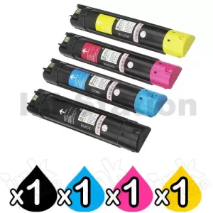 4 Pack Fuji Xerox Phaser 6700dn Compatible Toner Combo [1BK,1C,1M,1Y] - (106R01515-106R01518)