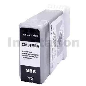 Compatible Canon PFI-107MBK Matte Black Ink Cartridge