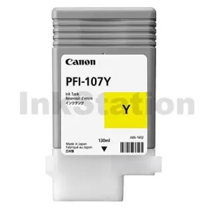 Genuine Canon PFI-107Y Yellow Ink Cartridge