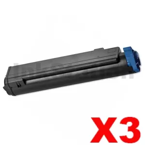 3 x OKI Compatible B430, B440/MB470, MB480 High Yield Toner Cartridge - 7,000 pages (43979203)