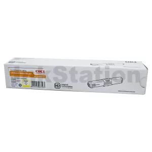 OKI Genuine C510,C511,C530,C531,MC561,MC562 Yellow Toner Cartridge - 5,000 pages (44469725)