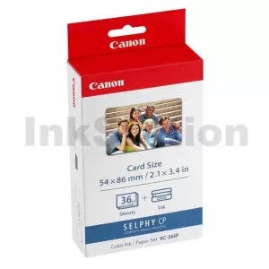 Canon KC-36IP Ink & Paper Genuine InkJet Cartridge