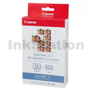 Canon KC-18IL Genuine Ink & Label Pack