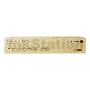 Fuji Xerox DocuCentre-VI C2271, C3371, C5571, C6671, C7771 Genuine Yellow Toner Cartridge - 18,500 pages (CT202637)