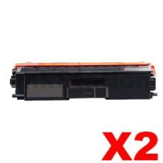 2 x Compatible Brother TN-443BK Black Toner Cartridge - 4,500 pages