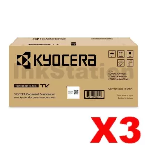 3 x Genuine Kyocera TK-1274 Black Toner Kit MA4000x / MA4000fx / MA4000wifx - 10,000 pages