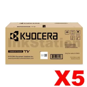 5 x Genuine Kyocera TK-1274 Black Toner Kit MA4000x / MA4000fx / MA4000wifx - 10,000 pages
