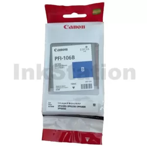 Genuine Canon PFI-106B Blue Ink Tank