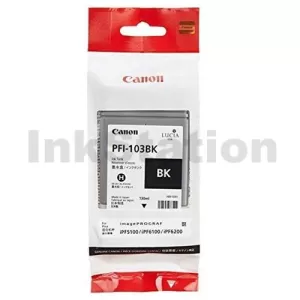Genuine Canon PFI-103BK Black Ink Tank
