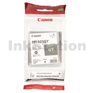 Genuine Canon PFI-103GY Grey Ink Tank