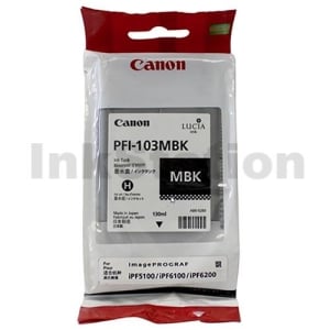Genuine Canon PFI-103MBK Matte Black Ink Tank