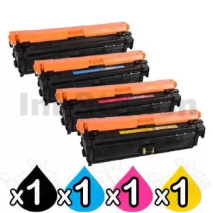 4 Pack Compatible Canon High Yield (CART-322II) Toner Cartridges [1BK,1C,1M,1Y]