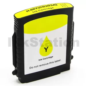 HP 88XL Compatible Yellow High Yield Inkjet Cartridge C9393A - 1,540 Pages