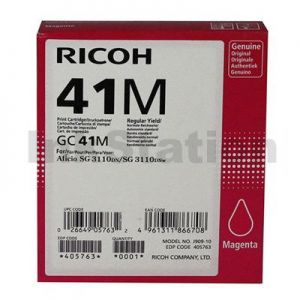 Lanier SG-3110DNW / SG-7100DN Genuine GC41M Magenta Ink Cartridge [405763] - 2,200 pages