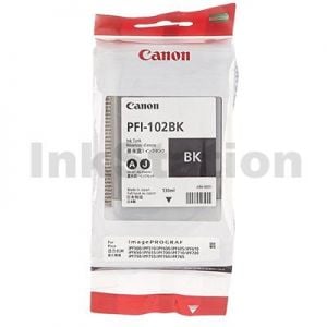 Genuine Canon PFI-102BK Black Ink Cartridge