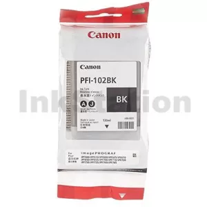 Genuine Canon PFI-102BK Black Ink Cartridge