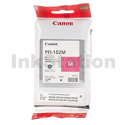 Canon Genuine Pfi-102m Magenta Ink Cartridge - Ink Cartridges - Inkstation