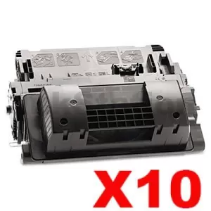 10 x HP CE390X (90X)  Compatible Black High Yield Toner Cartridge - 24,000 Pages