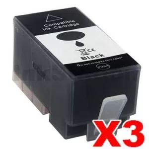 3 x HP 915XL Compatible Black High Yield Inkjet Cartridge 3YM22AA - 825 pages