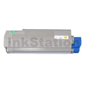 OKI C712N Compatible Yellow Toner Cartridge (46507609) - 11,500 pages
