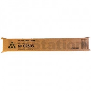 Lanier MP-C2003 MP-C2503 Genuine Black Toner Cartridge 841939 -15,000 pages