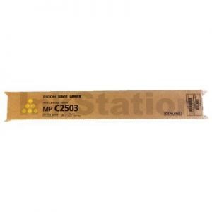 Lanier MP-C2003 MP-C2503 Genuine Yellow Toner Cartridge 841940 - 9,500 pages