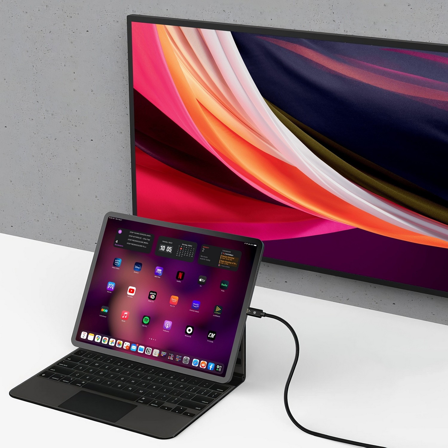 USB-C to DisplayPort Cable 8K@60Hz DP1.4 Simplecom DA323 - 2M - InkStation