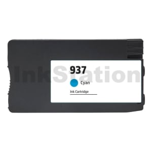 HP 937 Compatible Cyan Ink Cartridge 4S6W2NA - 800 Pages