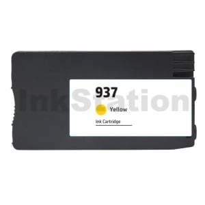 HP 937 Compatible Yellow Ink Cartridge 4S6W4NA - 800 Pages