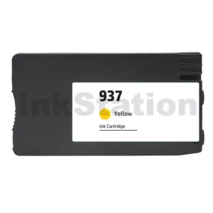 HP 937 Compatible Yellow Ink Cartridge 4S6W4NA - 800 Pages