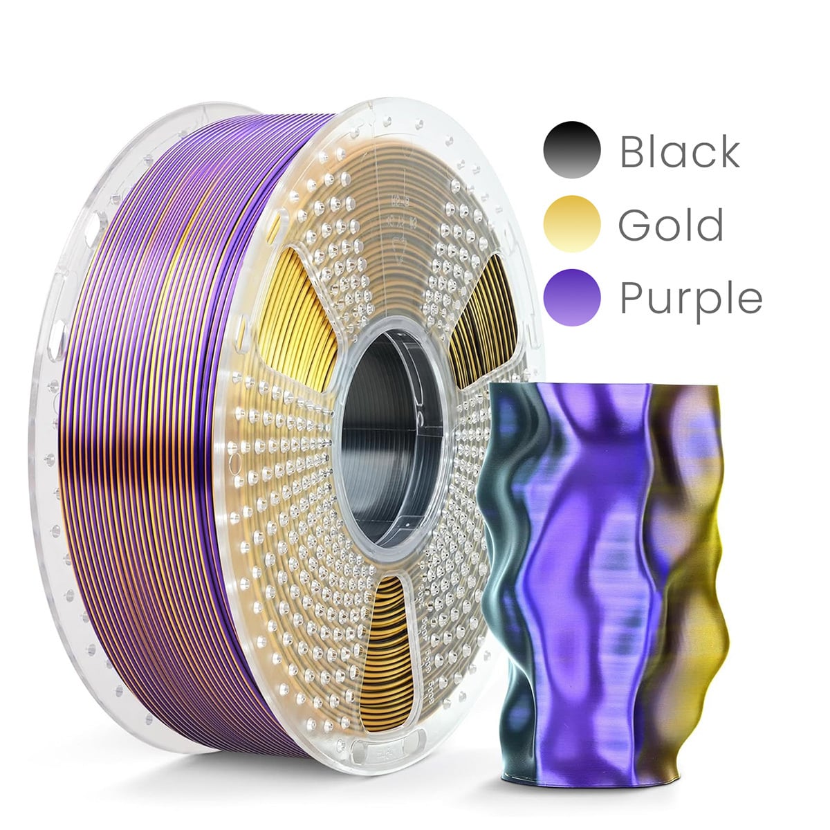 Black & Gold & Purple