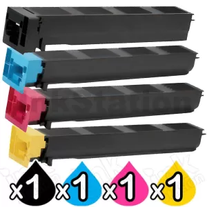 4 Pack Konica Minolta BIZHUB C659 / C759 TN713 Compatible Toner Cartridges A9K8150 - A9K8450 [1BK,1C,1M,1Y]