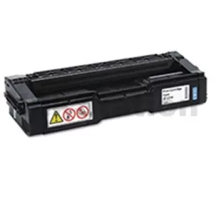 Lanier SPC232DN / SPC242SF / SPC312DN / SPC320DN (406484) Compatible Cyan Toner Cartridge - 6,000 pages