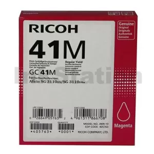 Ricoh SG-3110DNW SG-7100DN Genuine GC41M Magenta Ink Cartridge [405763] - 2,200 pages