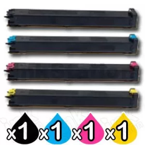 4 Pack Sharp MX-2301 / 2600 / 3100 Compatible Toner Cartridges Combo MX31GT [1BK,1C,1M,1Y]