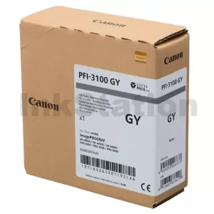 Genuine Canon LUCIA PRO II PFI-3100GY Grey Ink Tank - 160ML