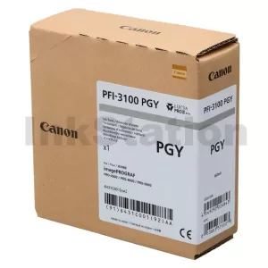 Genuine Canon LUCIA PRO II PFI-3100PGY Photo Grey Ink Tank - 160ML